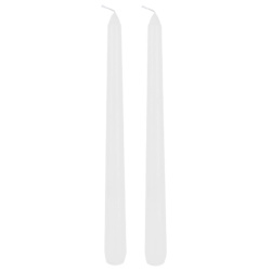 Свечи конусные белые