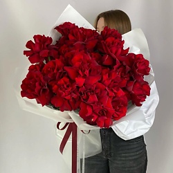 Монобукет из 25 французских роз(Кения)