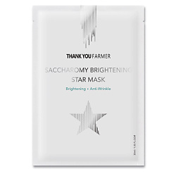 Маска для лица тканевая омолаживающая на основе дрожжей Saccharomy Brightening Star Mask
