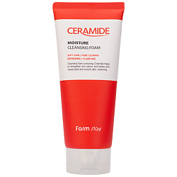Пенка для лица очищающая увлажняющая с керамидами Ceramide Moisture Cleansing Foam