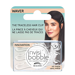 Заколка invisibobble WAVER Crystal Clear (с подвесом)