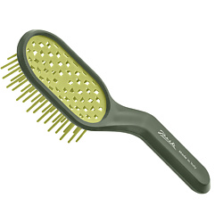 Щетка вентилируемая для объёмной укладки лайм Curvy Bag