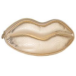 Косметичка золотистая в форме губ My Treasure