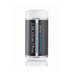 Салфетки для очищения кистей 100 шт Express Brush Cleansing Wipes PRO size