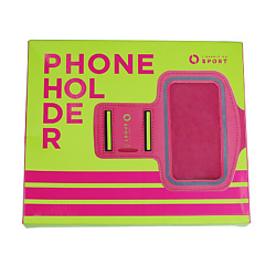 L'ESPRIT DU SPORT Держатель для телефона на руку PINK