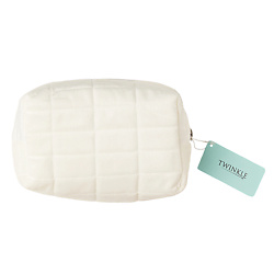 TWINKLE Косметичка Square Fluff White
