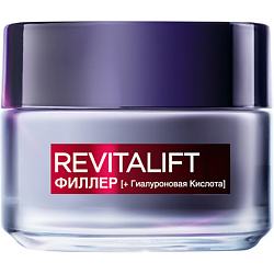L'OREAL PARIS Дневной антивозрастной крем против морщин, для лица Revitalift Филлер