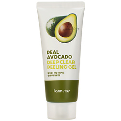 Гель для лица отшелушивающий с экстрактом авокадо Real Avocado Tea Deep Clear Peeling Gel
