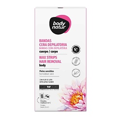 Восковые полоски для депиляции тела для чувствительной кожи с экстрактом цветка лотоса Wax Strips Hair Removal Body