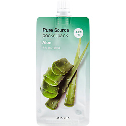 Маска кремовая ночная Pure Source с экстрактом алоэ