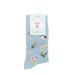 Носки модель Birds, цвет голубой