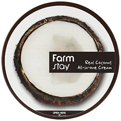 Крем для лица и тела с кокосом многофункциональный Real Coconut All-In-One Cream