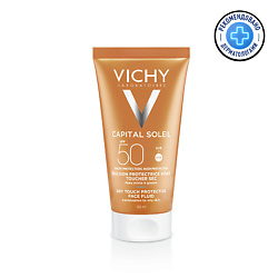 Матирующая эмульсия для лица Dry TouchSPF 50 Capital Soleil