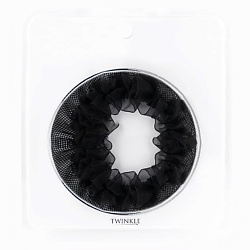Сеточка для пучка с украшением лентой BLACK