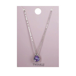 Подвеска с цепочкой Light Purple