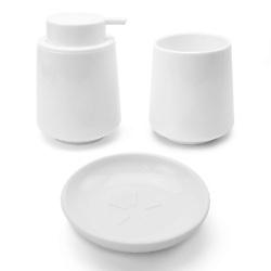 Набор для ванной Fresh (диспенсер,стакан,мыльница)