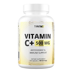 Витамин С в капсулах Vitamin C+ 500 mg