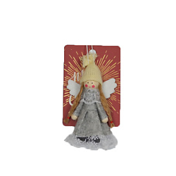 Декоративная ёлочная игрушка Angel Gray