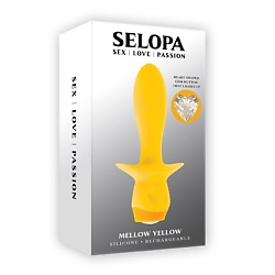 Анальная вибропробка Mellow Yellow