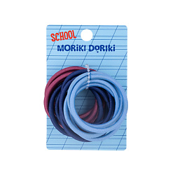 Набор резинок для волос синие, красные и голубые School