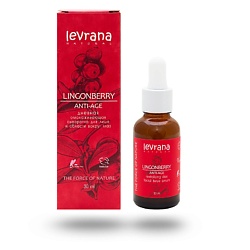 Cыворотка для лица и области вокруг глаз дневная омолаживающая Брусника Lingonberry Anti-Age