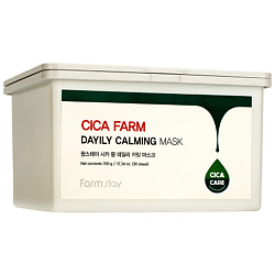 Маска для лица успокаивающая тканевая с центеллой азиатской Cica Farm Dayily Calming Mask