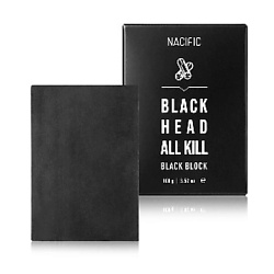 Мыло для лица от черных точек с экстрактом угля Black Head All Kill Pack Black Block