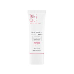 Крем для лица выравнивающий тон солнцезащитный SPF50+ Be Beautiful Skin Tone Up Total Cream