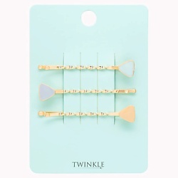 Заколки-невидимки для волос GEOMETRIC TRIANGLES