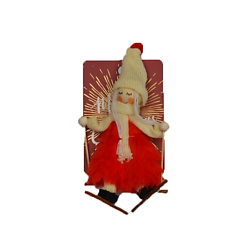 Декоративная ёлочная игрушка GIRL RED