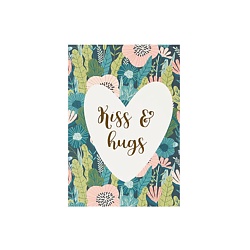 Открытка Kiss & Hugs