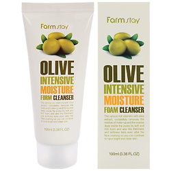 Пенка для умывания очищающая увлажняющая с экстрактом оливы Olive Intensive Moisture Form Cleanser