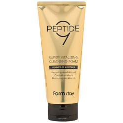 Пенка для лица очищающая омолаживающая с комплексом из 9 пептидов Peptide9 Super Vitalizing Cleansing Foam