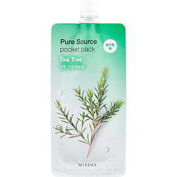 Маска кремовая ночная Pure Source с экстрактом чайного дерева