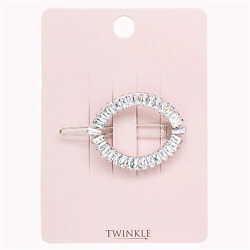 Заколка для волос SHINING CRYSTALS OVAL