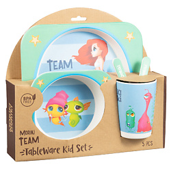 Набор детской посуды Tableware kid set Moriki team