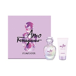 SALVATORE FERRAGAMO Подарочный набор женский AMO FLOWERFUL