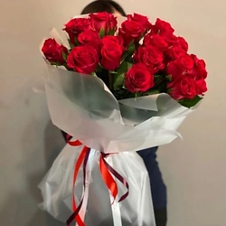 Красные розы 25 шт