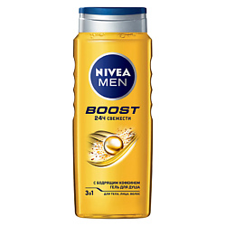 Гель для душа BOOST 3в1 для тела, лица и волос