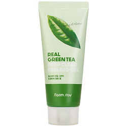 Гель для лица отшелушивающий с экстрактом зеленого чая Real Green Tea Deep Clear Peeling Gel