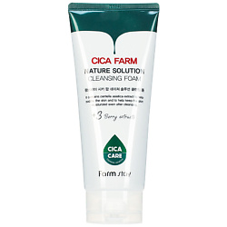 Пенка для лица очищающая с центеллой азиатской Cica Farm Nature Solution Cleansing Foam
