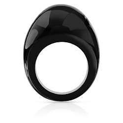 LALIQUE Кольцо-Кабошон Noir (черный)