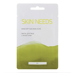Маска для лица с маслом оливы SKIN NEEDS