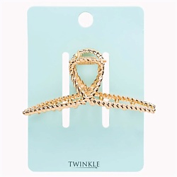 Заколка-крабик для волос TWISTED GOLD