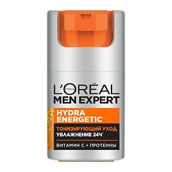 Увлажняющий уход для лица Гидра Энергетик против признаков усталости Men Expert