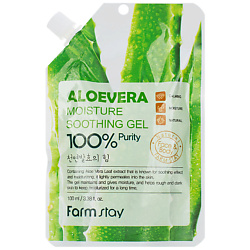 Гель для лица и тела увлажняющий успокаивающий с экстрактом алоэ Moisture Soothing Gel Aloevera