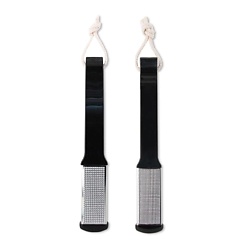 Металлическая шлифовальная пилка для педикюра, две стороны крупно и мелко зернистая