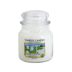 Fragrant Candle Classic Medium Clean Cotton