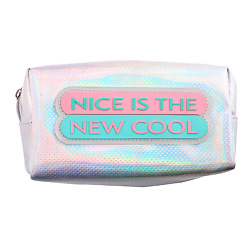 NEON SILVER BEAUTY BAG #neonbeauty КОСМЕТИЧКА НЕОНОВАЯ СЕРЕБРИСТАЯ