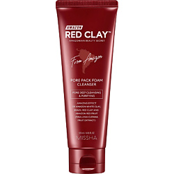 Пенка для умывания и очищения пор Amazon Red Clay с амазонской глиной